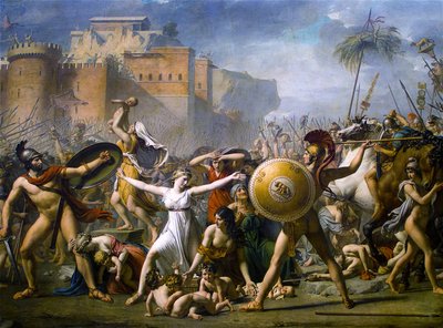 The Intervention of the Sabine Women by Jacques Louis David